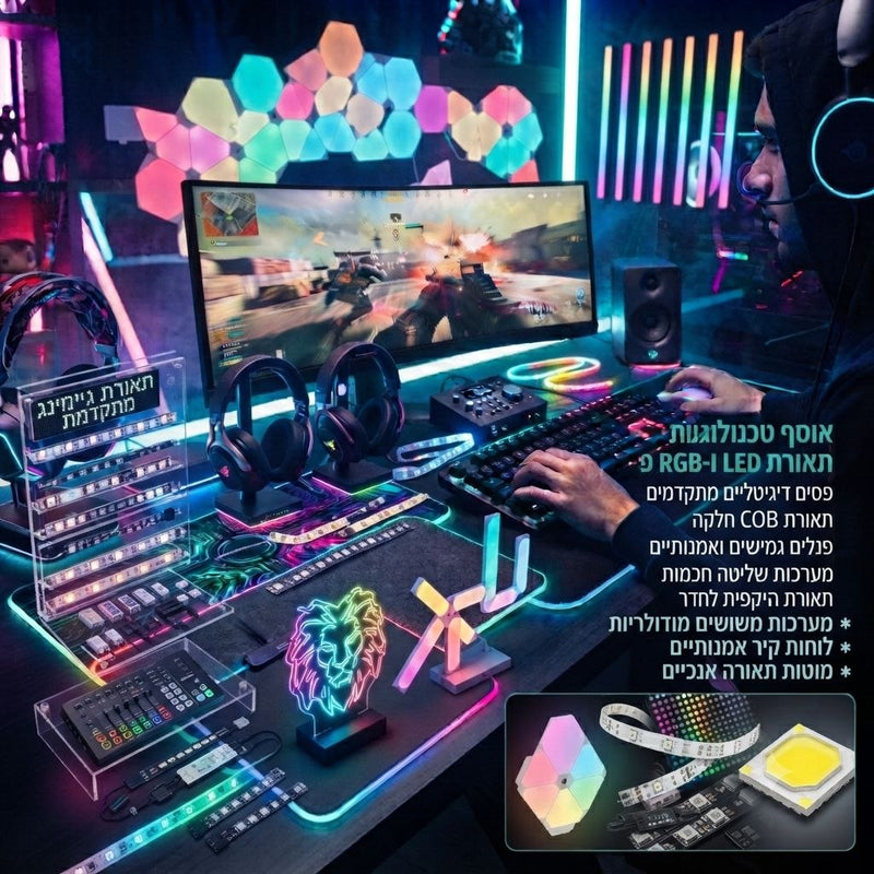 לדים LED + RGB