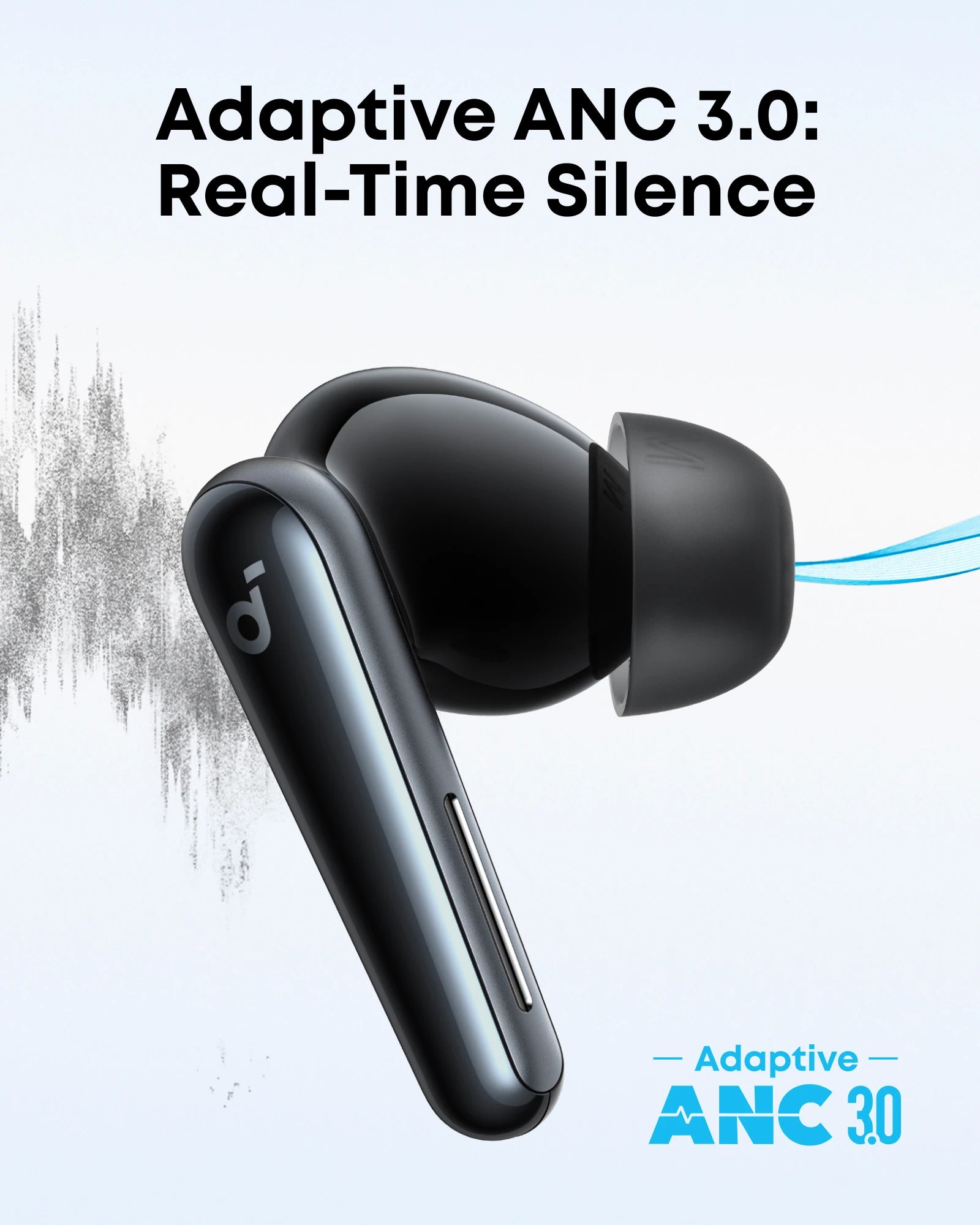 Soundcore Liberty 5 by , Noise-Cancelling Wireless Earbuds, Stronger Voice Reduction, Real-Time Adaptive Noise Cancellation