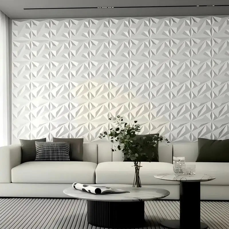 20PCS 3D Wall Panels 30X30Cm Indoor Wall Decoration for Living Room Bedroom Hotel Office Mural Tile-Panel-Mold 3D Wall Sticker