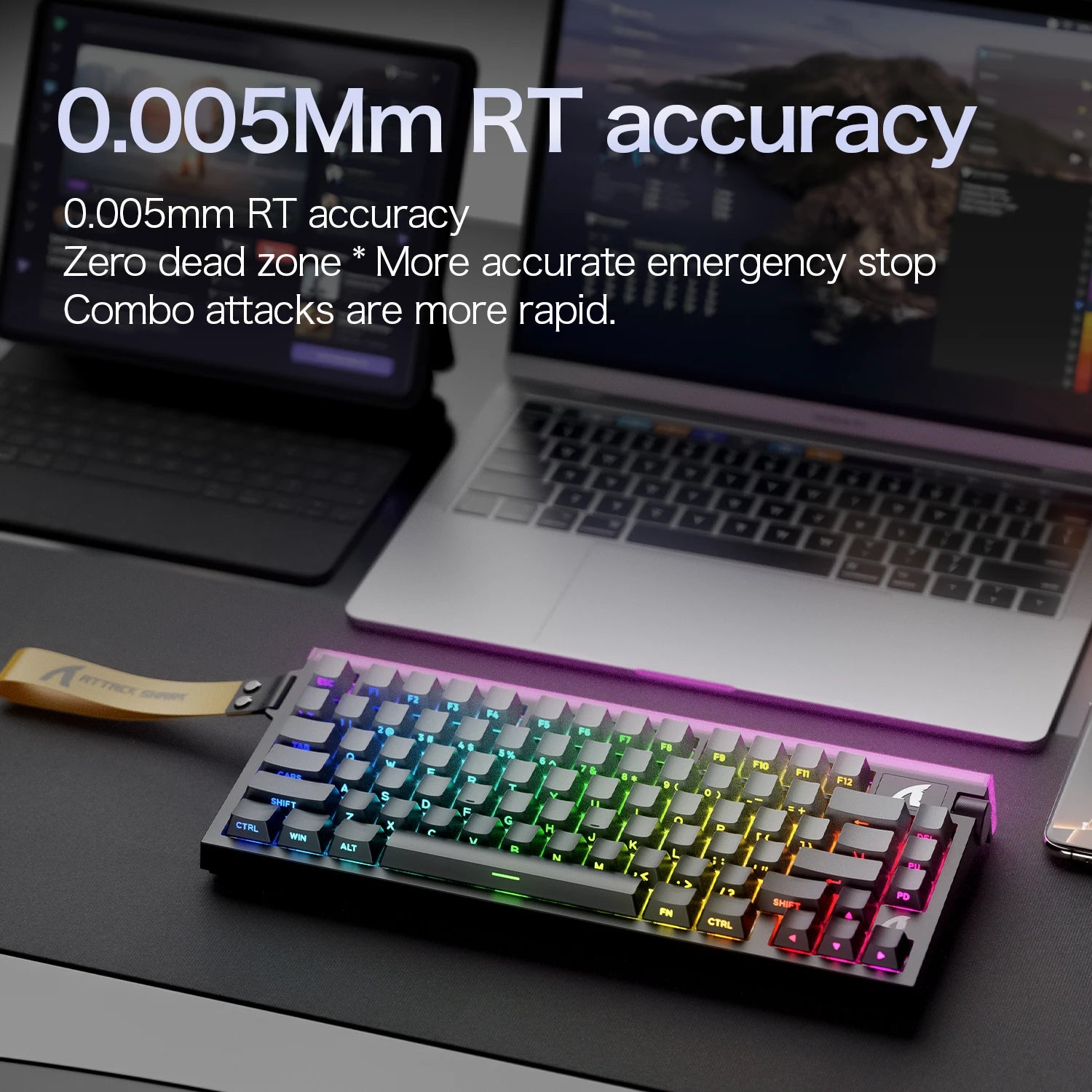 R85 HE Wired 8Khz Magnetic Keyboard,0.005Mm RT Accuracy,Support Rt/Snap Tap/Dks/Mt/Tgl,With Custom Lightbox
