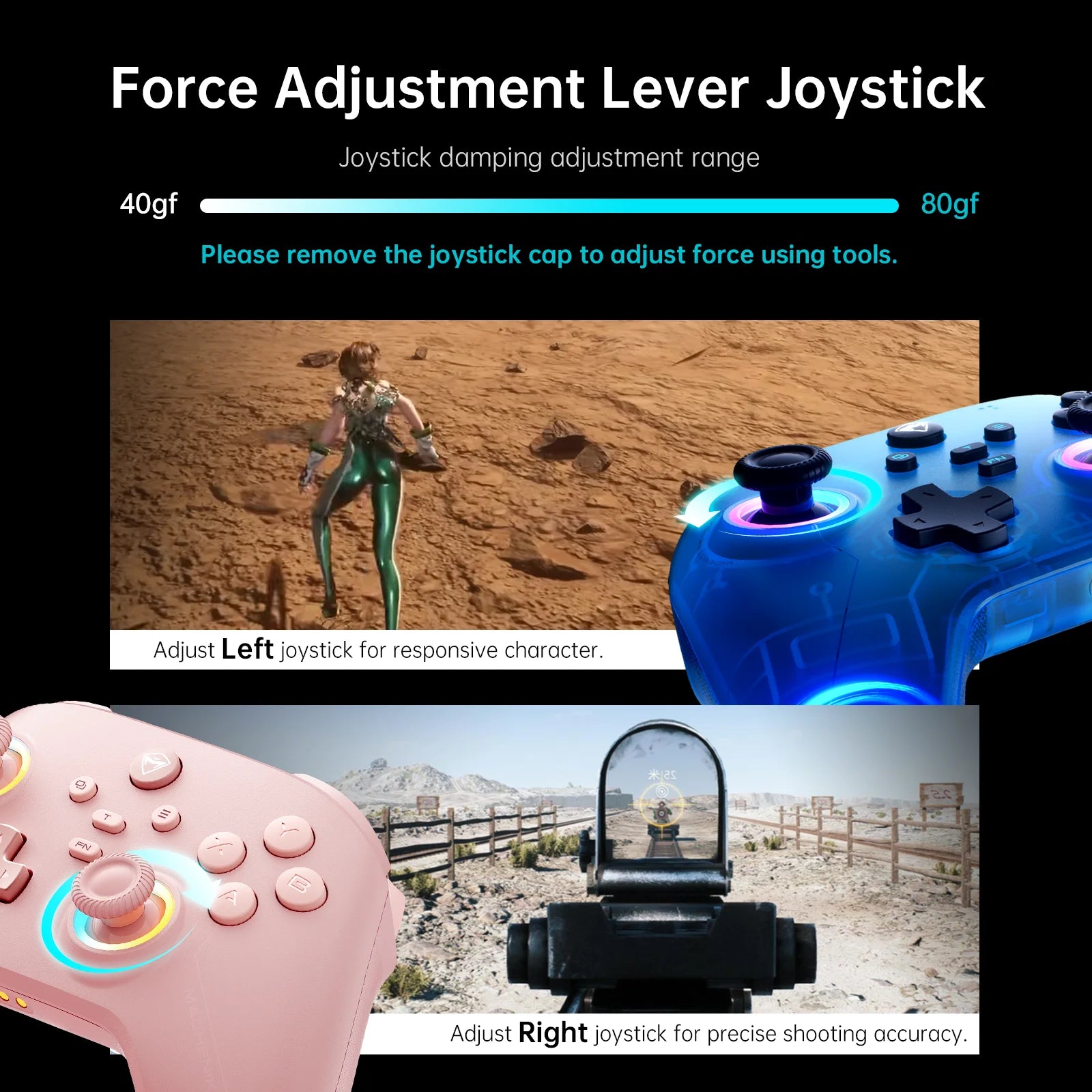 Machenike G3 V2 PC Gaming Controller  Effect Gamepad for Nintendo Switch Iphone Android Mobile Phone Windows PC Steam