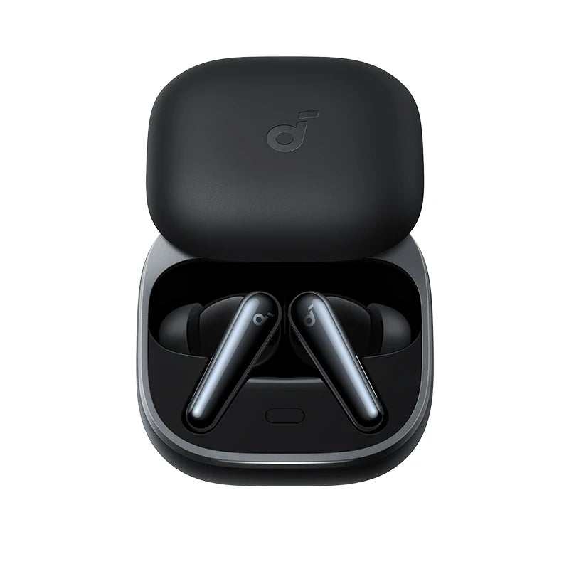 Soundcore Liberty 5 by , Noise-Cancelling Wireless Earbuds, Stronger Voice Reduction, Real-Time Adaptive Noise Cancellation