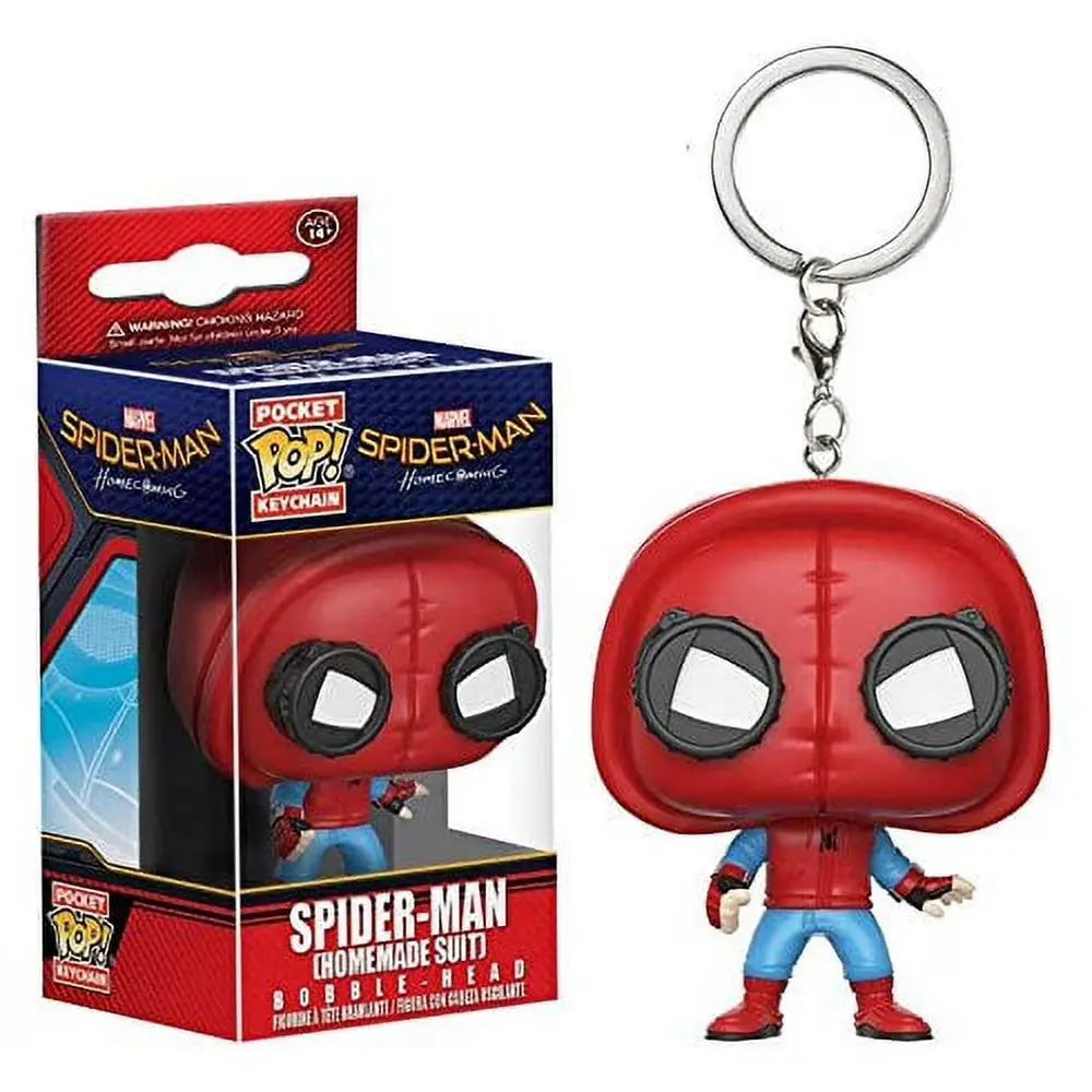NEW  POP Spider-Man Spider-Gwen GREEN GOBLIN ZOMBIE HUNTER SPIDEY Peter Parker Mysterio Keychain Vinyl Figure Toys