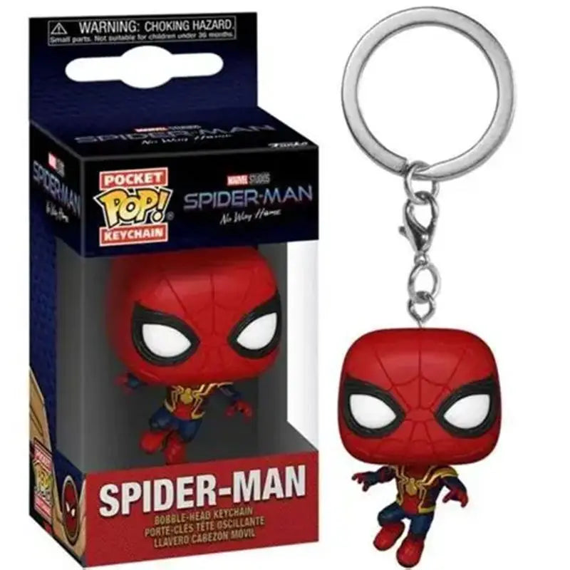 NEW  POP Spider-Man Spider-Gwen GREEN GOBLIN ZOMBIE HUNTER SPIDEY Peter Parker Mysterio Keychain Vinyl Figure Toys