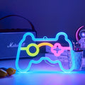 1PC USB LED Game Console Neon Light, Game Controller Night Light,Suitable for Game Rooms,Parties,And Wall Decoration