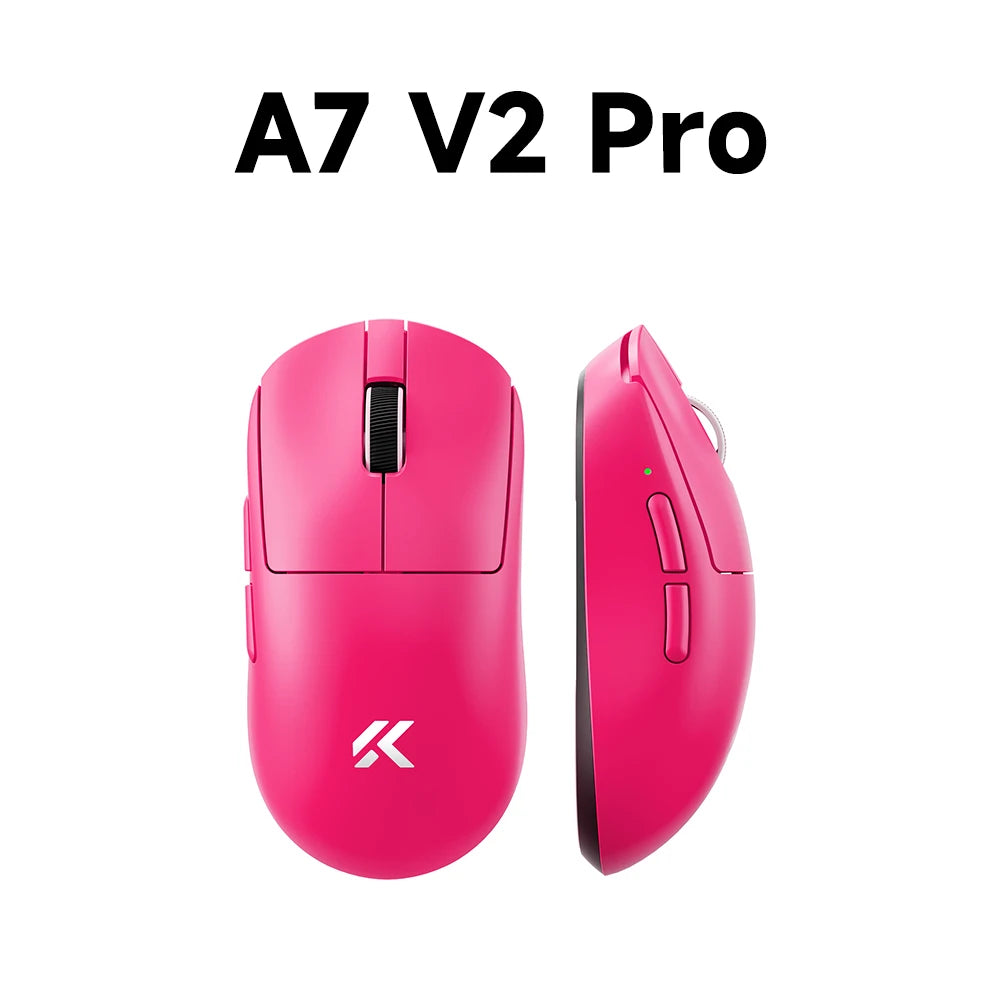 A7 V2 Lightweight Wireless Gaming Mouse Dual 8,000Hz Polling Rate PAW3950 TI Gaming Esports Office Mouse