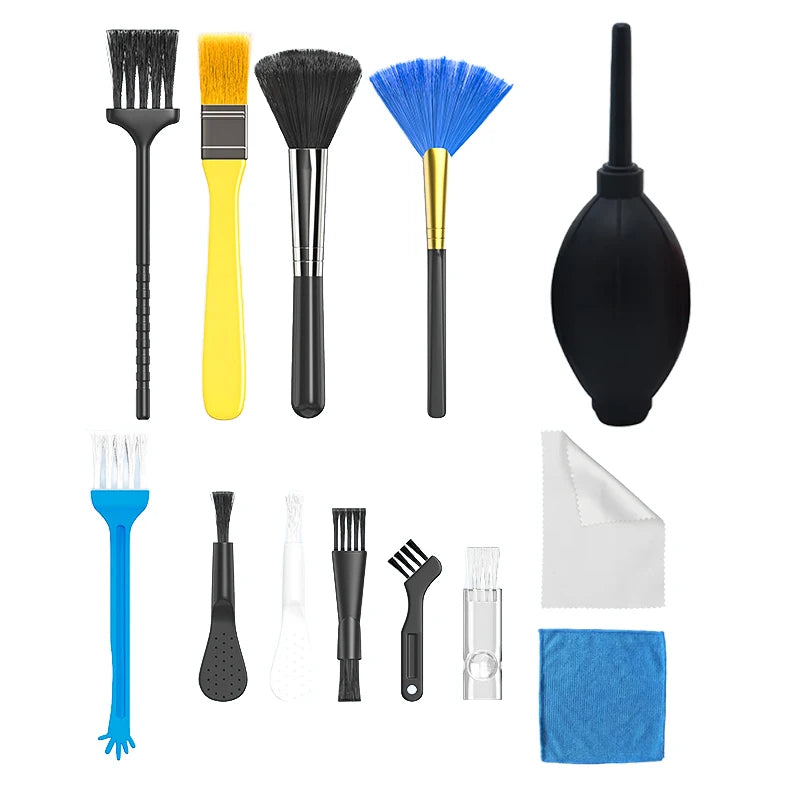 Computer Cleaning Set for Pc/Laptop/Keyboard/Digital Camera Complete Electronics Maintenance Kit Air Duster Brushes Screwdriver