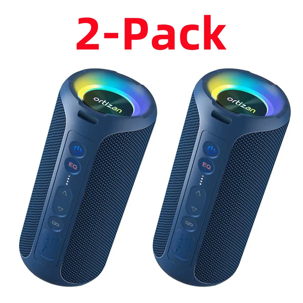 Bluetooth Speakers 40W Enhanced Bass Portable Outdoor Wireless Speaker 30Hrs IP7 Waterproof Shower Speaker Bluetooth 5.3