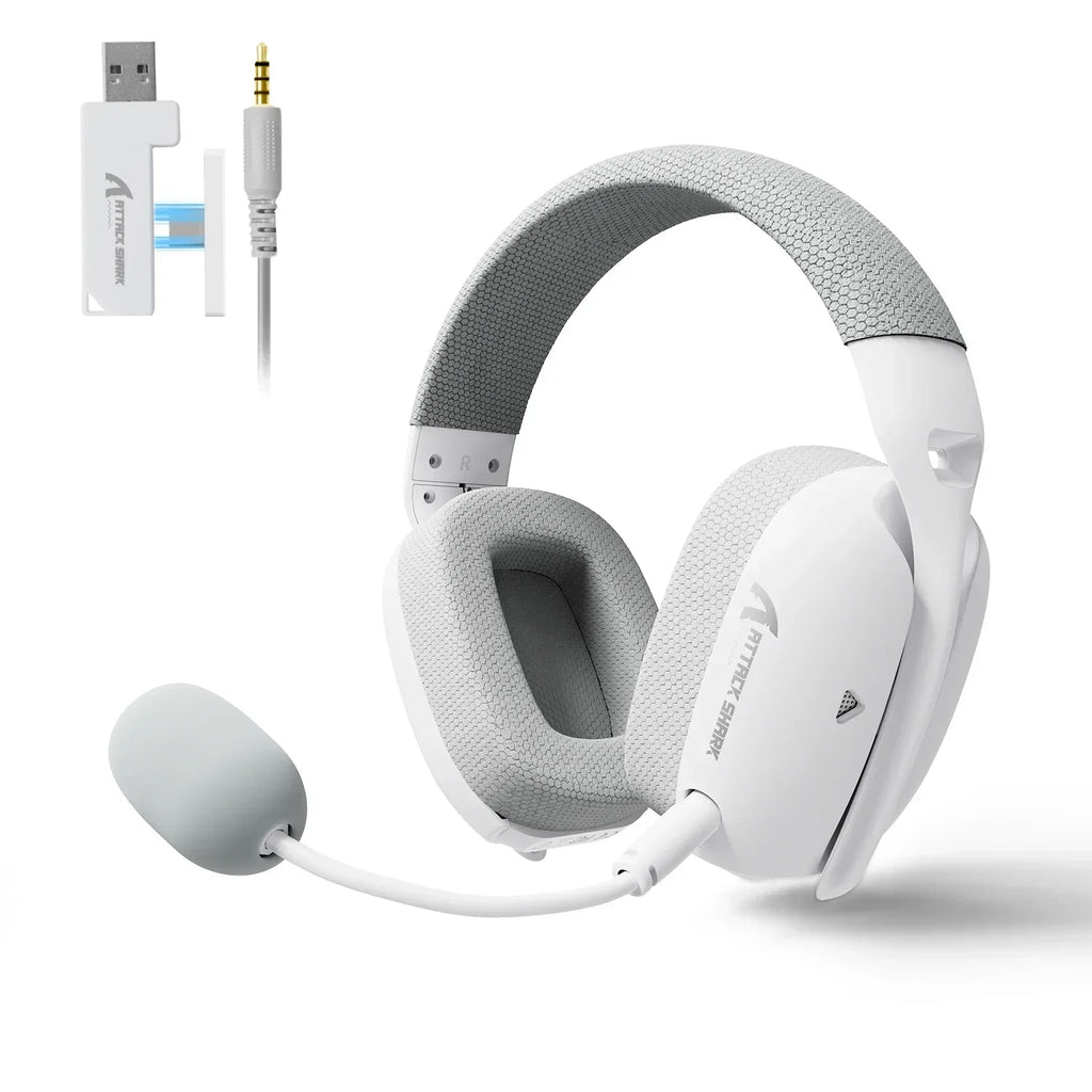 L80PRO Wireless Gaming Headset 2.4G/Bt/Wired Ultra-Light 40Mm Drivers Low Latency Headphone for PC PS5 Switch Xbox