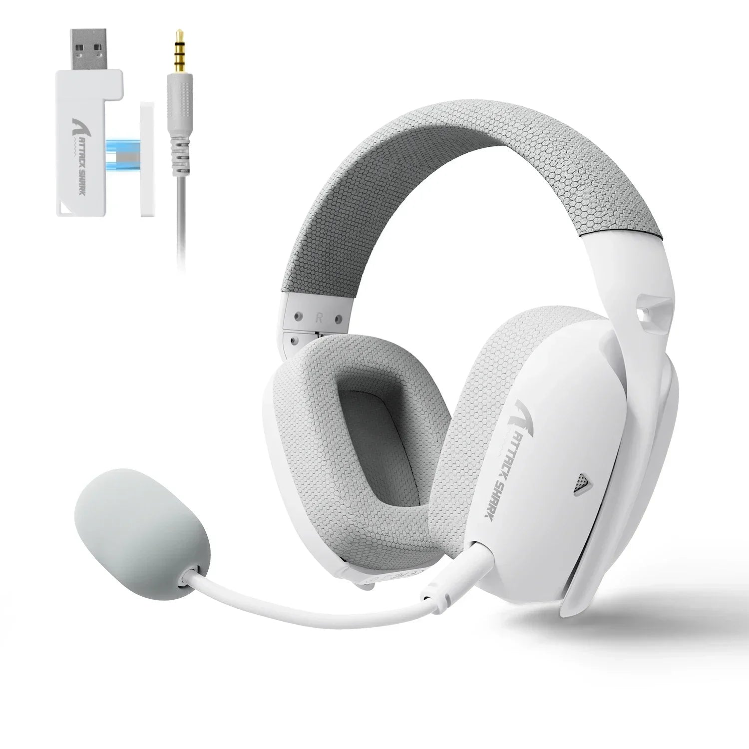 L80PRO Wireless Gaming Headset 2.4G/Bt/Wired Ultra-Light 40Mm Drivers Low Latency Headphone for PC PS5 Switch Xbox