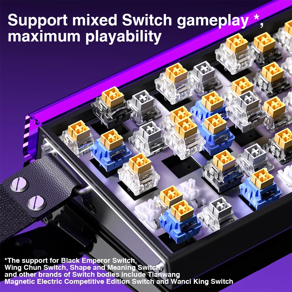 HERO 68HE Magnetic Switch Keyboard RGB Gaming Mechanical Keyboard Rapid Trigger 8K Return Wired Esports Custom Keyboard