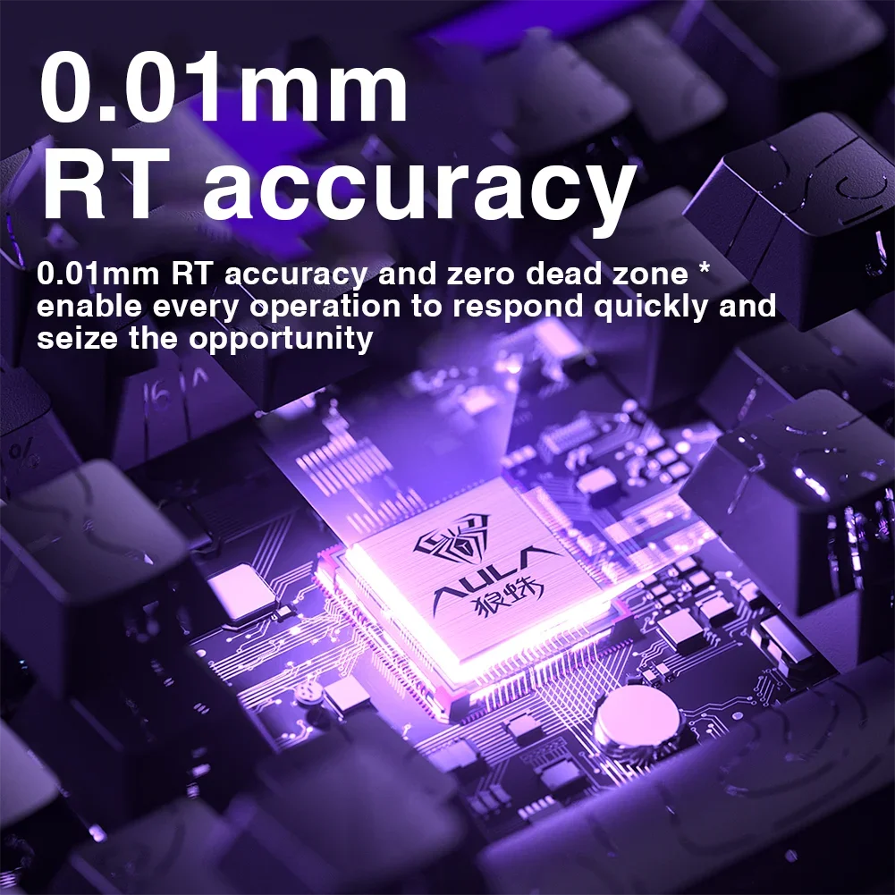 HERO 68HE Magnetic Switch Keyboard RGB Gaming Mechanical Keyboard Rapid Trigger 8K Return Wired Esports Custom Keyboard