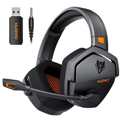 G06 Dual Wireless Gaming Headphones 2.4Ghz Bluetooth 5.3 Headsets Gamer with Microphone for PS5, PS4, PC, Mobile, Switch