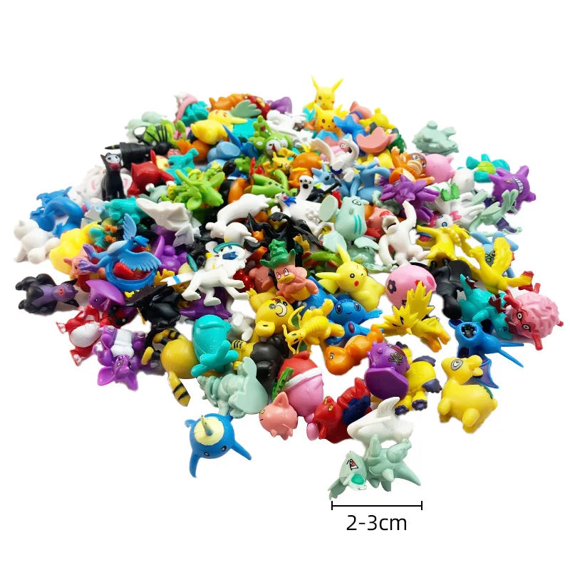 24Pcs Pokemon Figure Different Styles Tomy Model Collection 2-3Cm Pikachu Anime Pokeball Poke Ball Go Elf Toys Dolls Child Gift