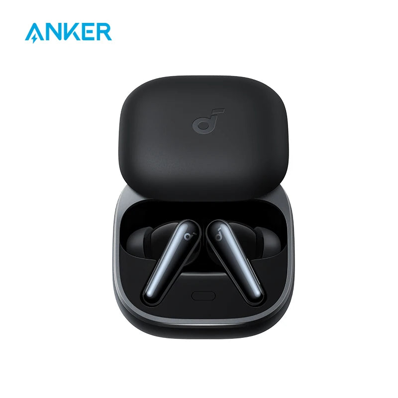 Soundcore Liberty 5 by , Noise-Cancelling Wireless Earbuds, Stronger Voice Reduction, Real-Time Adaptive Noise Cancellation