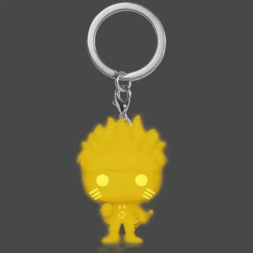 Pop Naruto Kurama Sasuke Wakaki Boruto SIX PATH KAKASHI Vinyl Figures Keychain Toys Pocket Pop Keyring Car Bag Toy