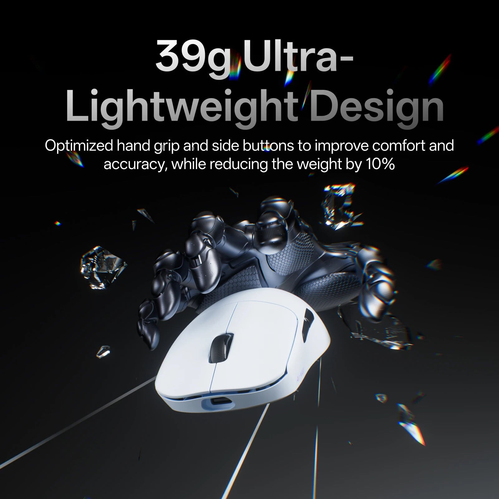 VT0 Air MAX Wireless Gaming Mouse True 8K Wireless Polling Rate Esports Grade 39G Lightweight 30000DPI Optical Encoder